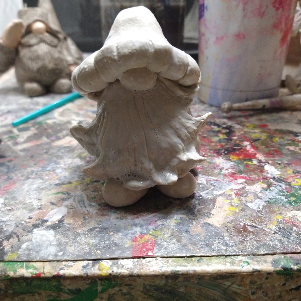 Handmade customer clay gnomes